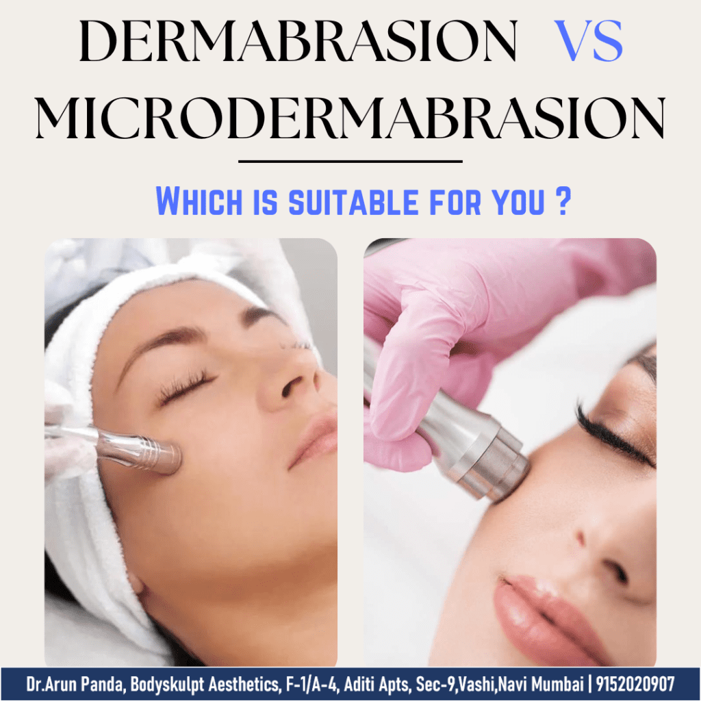 Dermabrasion vs Microdermabrasion? Explained by Dr. Arun Panda
