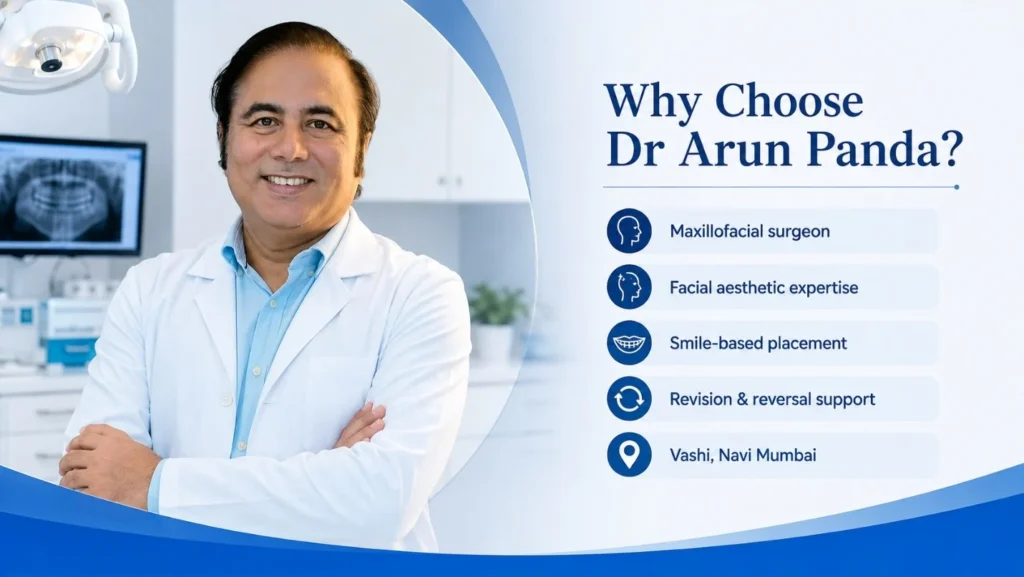 Dr. Arun Panda, dimpleplasty surgeon in Navi Mumbai