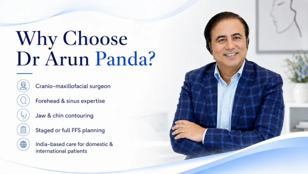 Dr. Arun Panda facial feminization surgery surgeon in India
