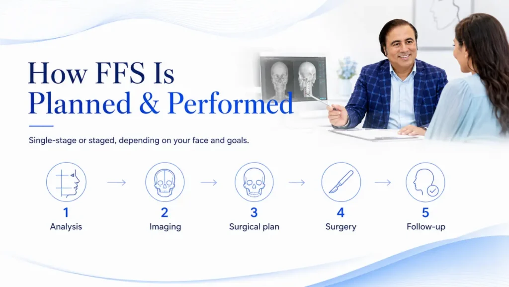 Facial feminization surgery planning process from facial analysis to follow-up